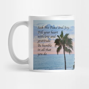 Seek His Peace: Pacific Ocean Mug